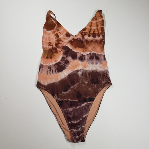 H&M Other - H&M Brown Tie-Dye One Piece Swimsuit